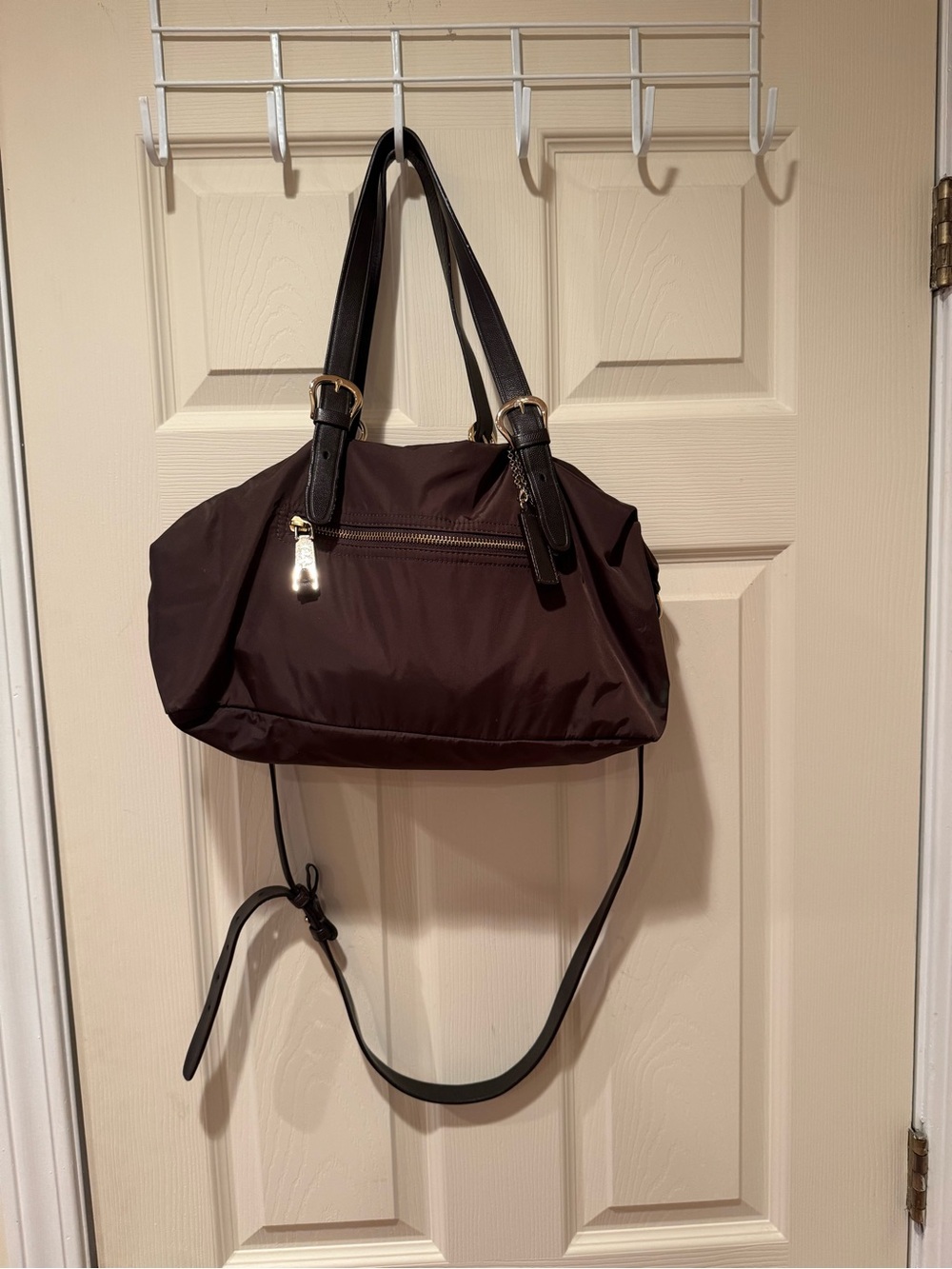 Cole Haan Classic Women's Nylon Tote Bag in Dark Brown